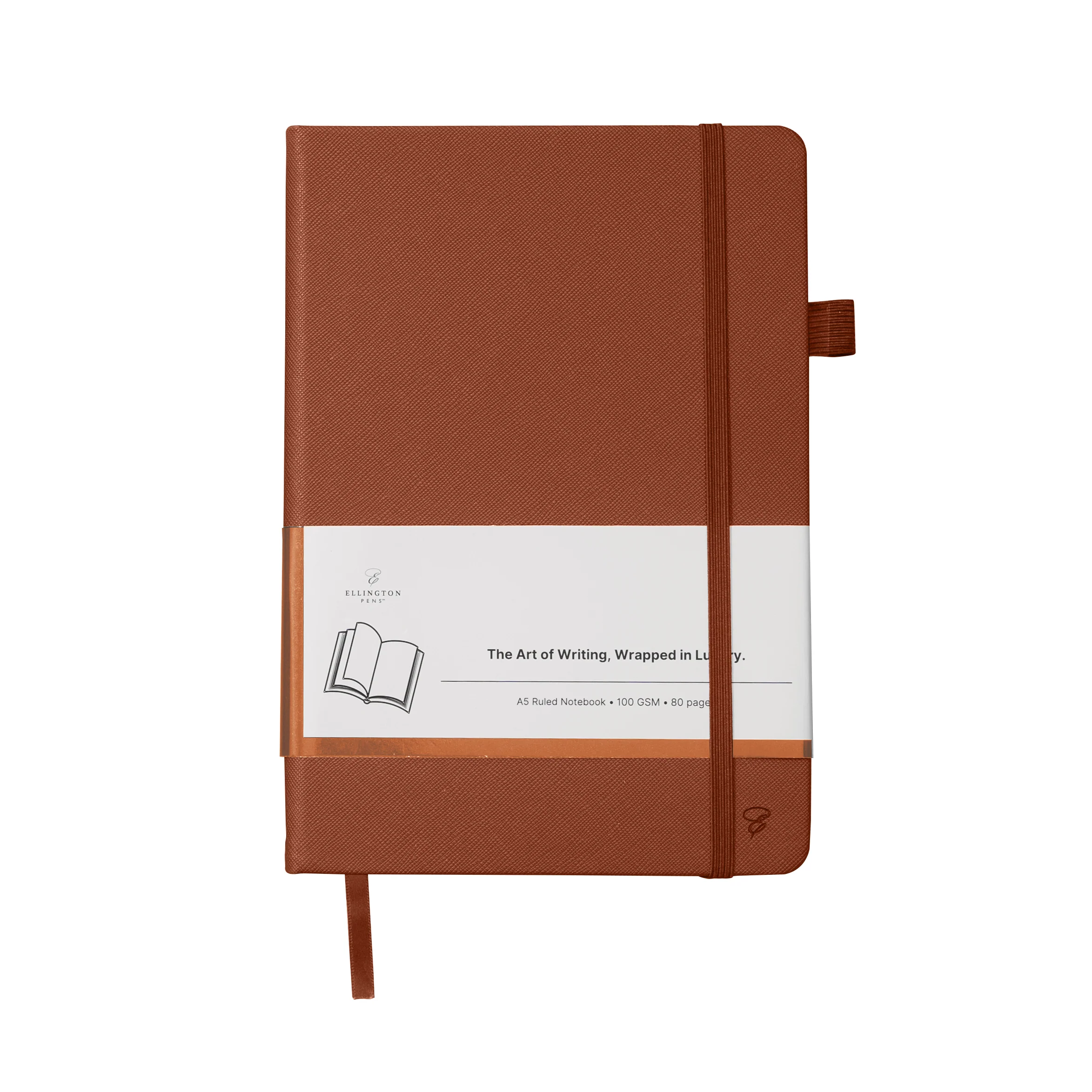 Brown Journal - PU Saffiano Leather - Image 11