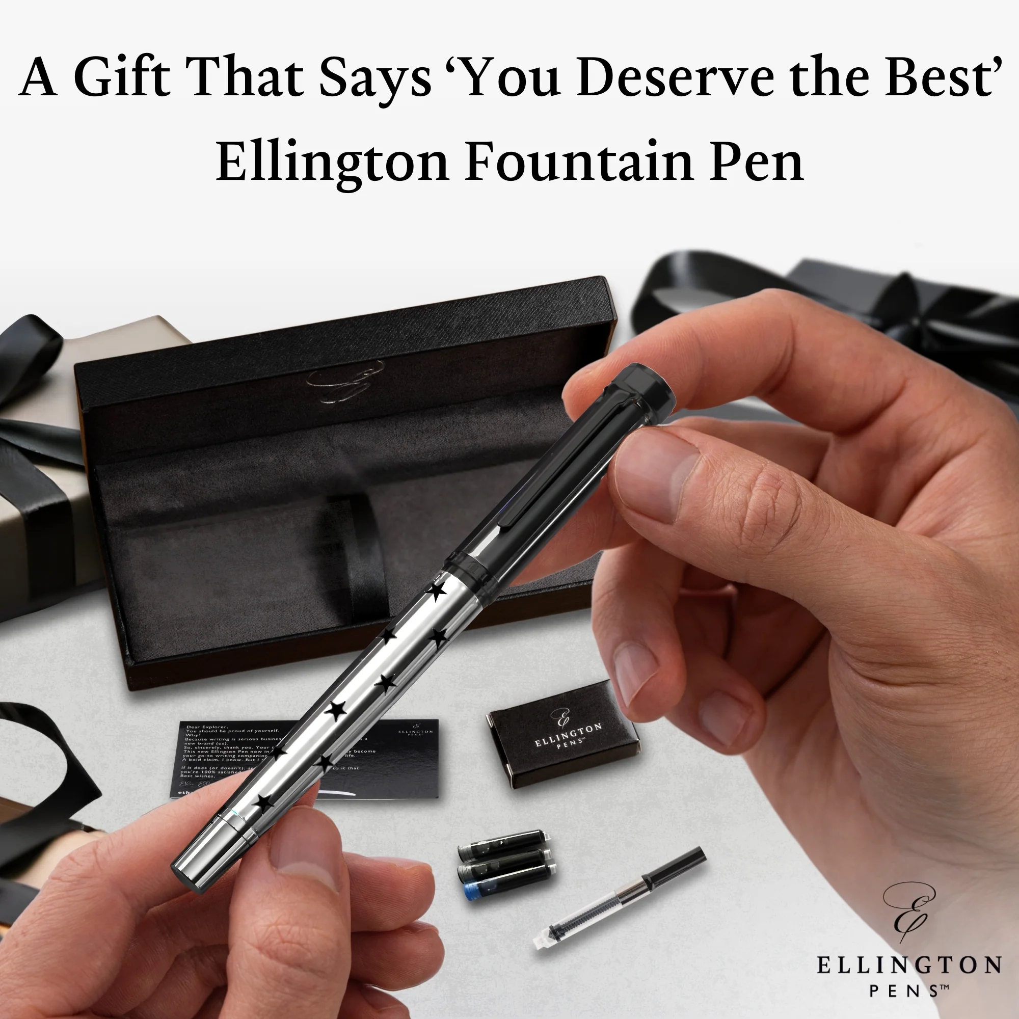 Cosmic Silver Fountain Pen - Image 5