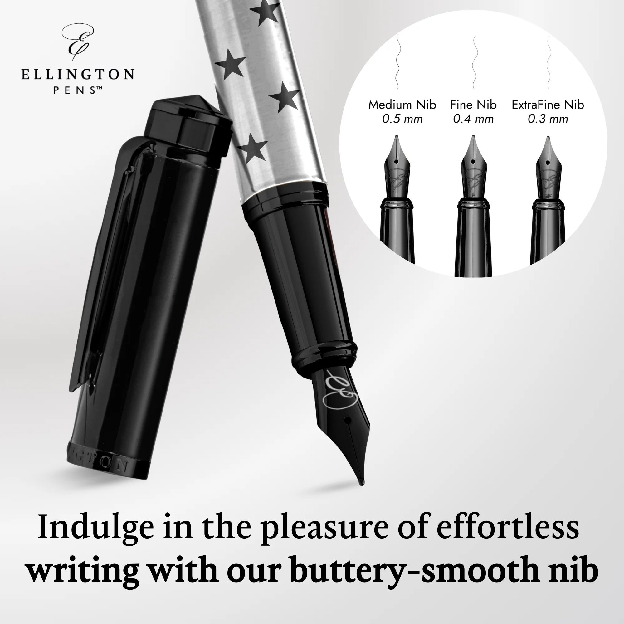 Cosmic Silver Fountain Pen - Image 6