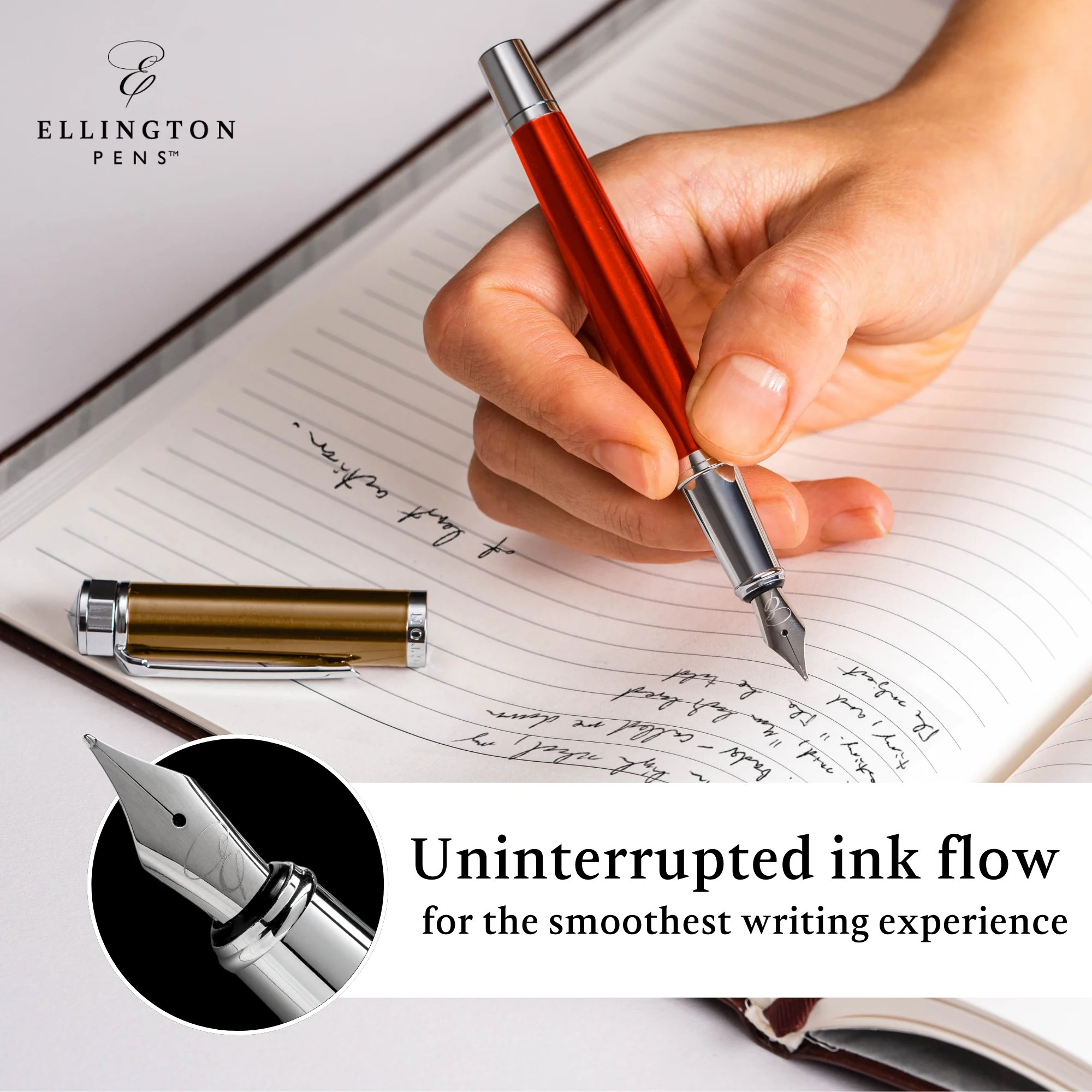 Crimson Rust Fountain Pen - Image 6