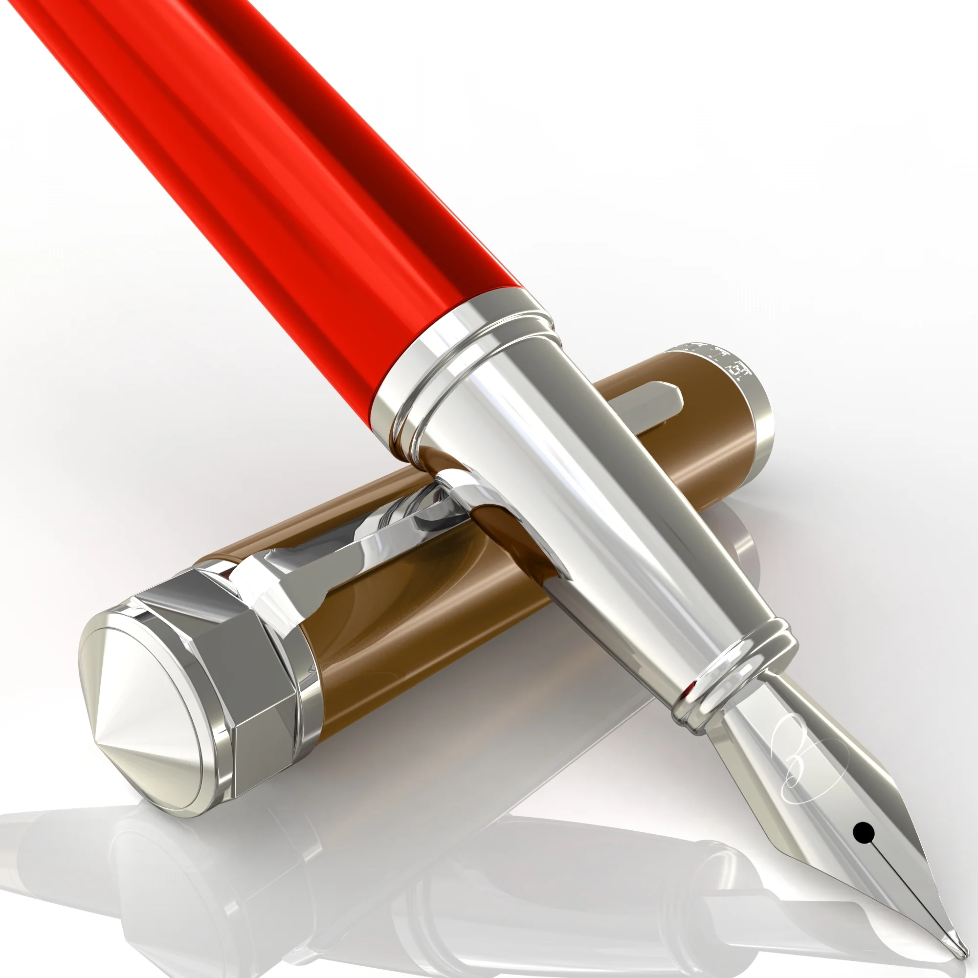 Crimson Rust Fountain Pen - Image 9