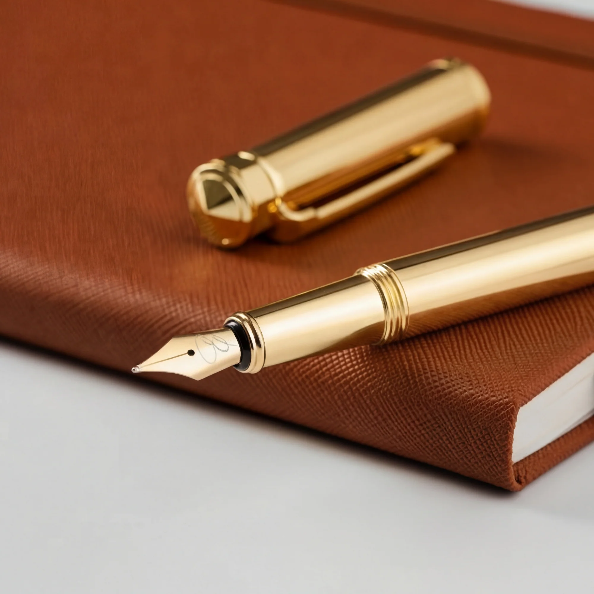 Elysisan Gold Pocket Size Fountain Pen - Image 4