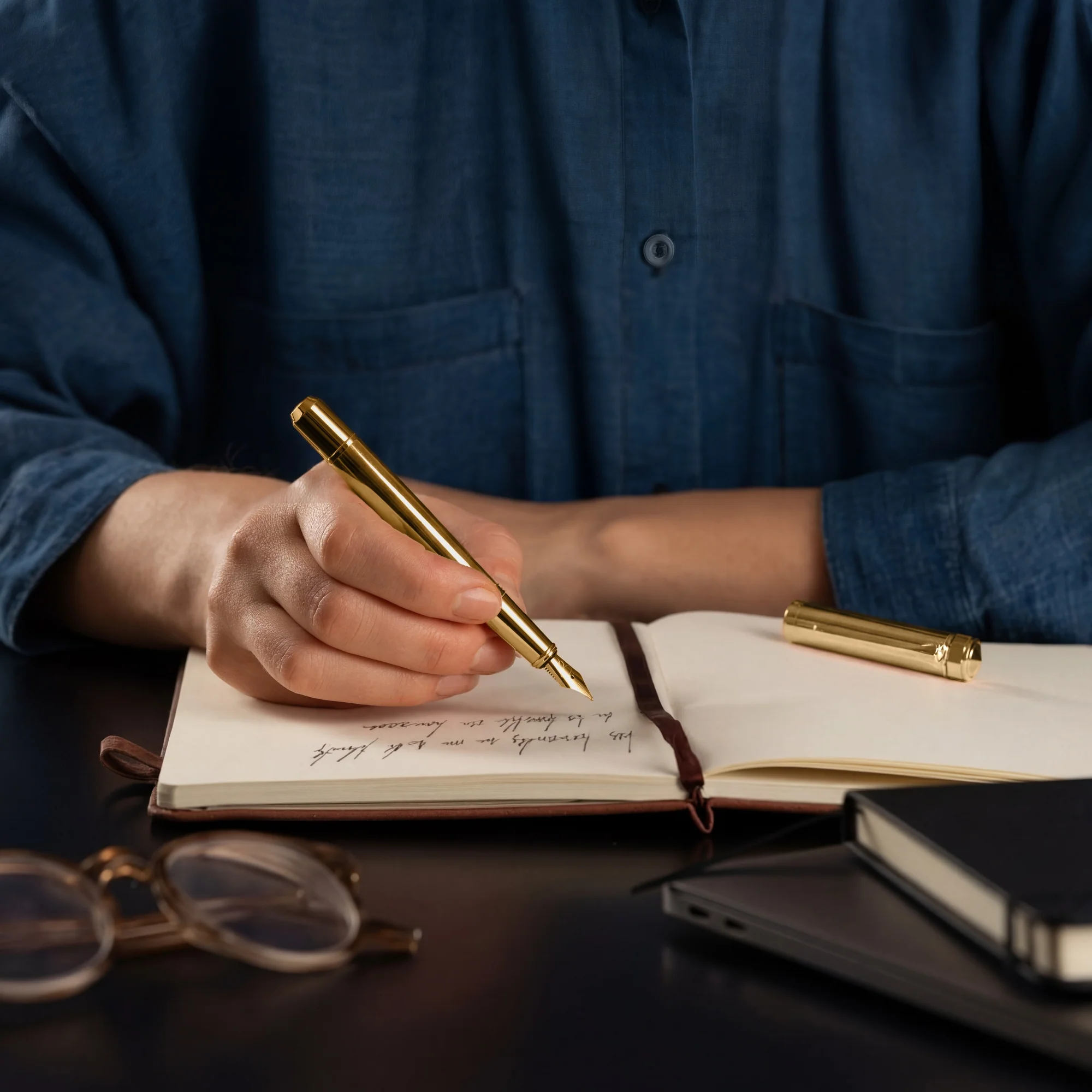 Elysisan Gold Pocket Size Fountain Pen - Image 8