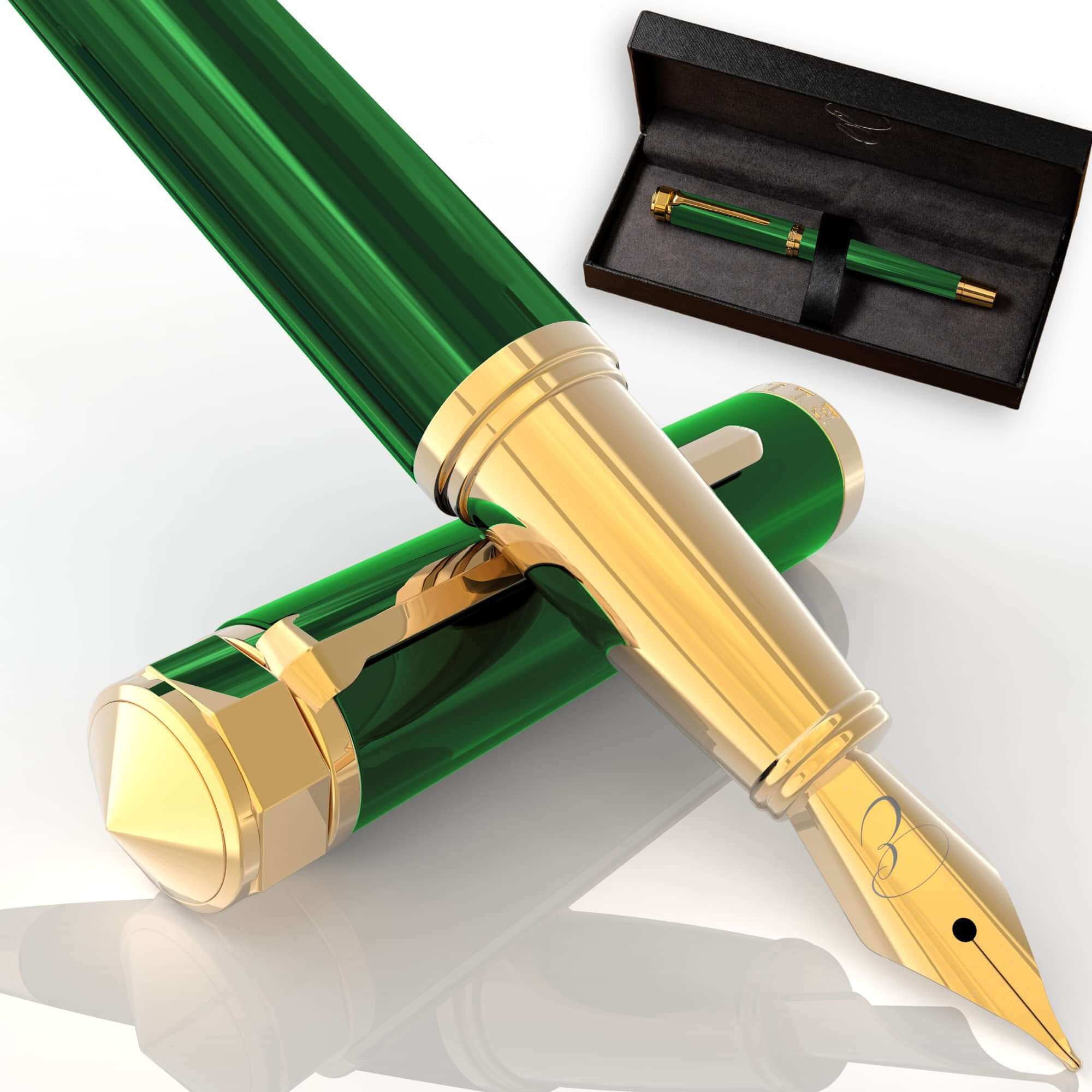 Emerald Enigma Fountain Pen - Image 10