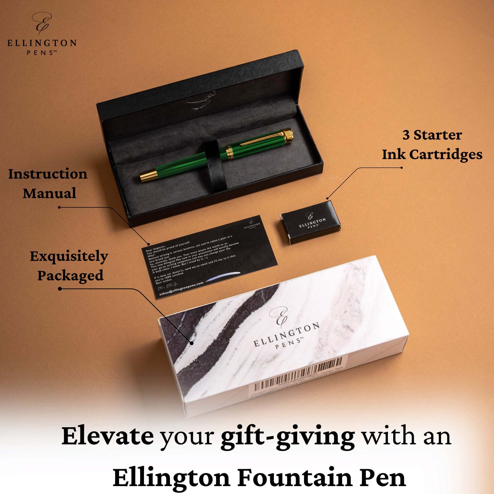 Emerald Enigma Fountain Pen - Image 4