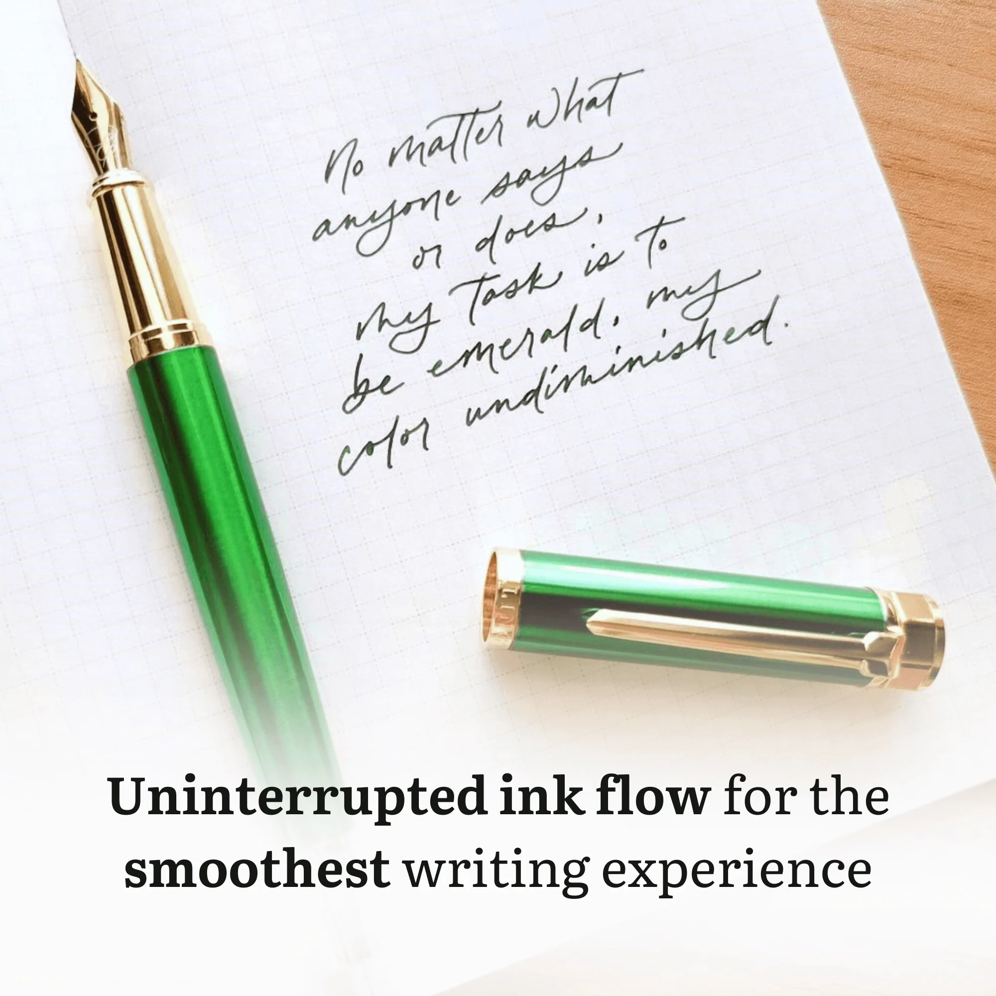 Emerald Enigma Fountain Pen - Image 8