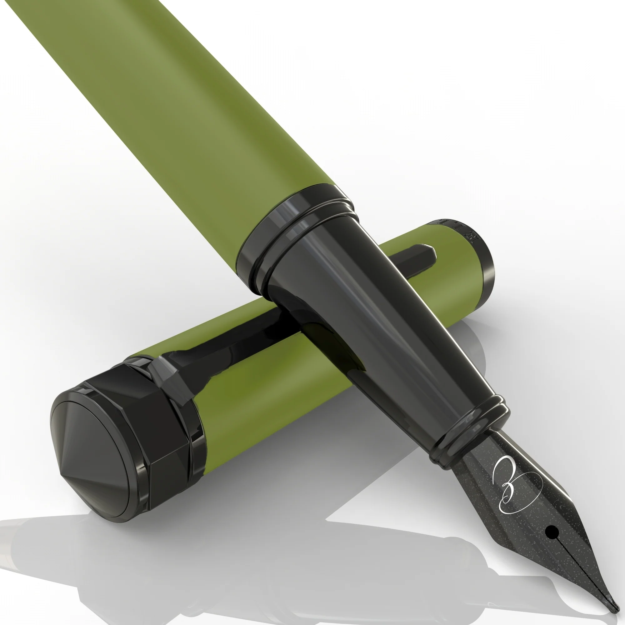 Moss Ember Fountain Pen - Image 3
