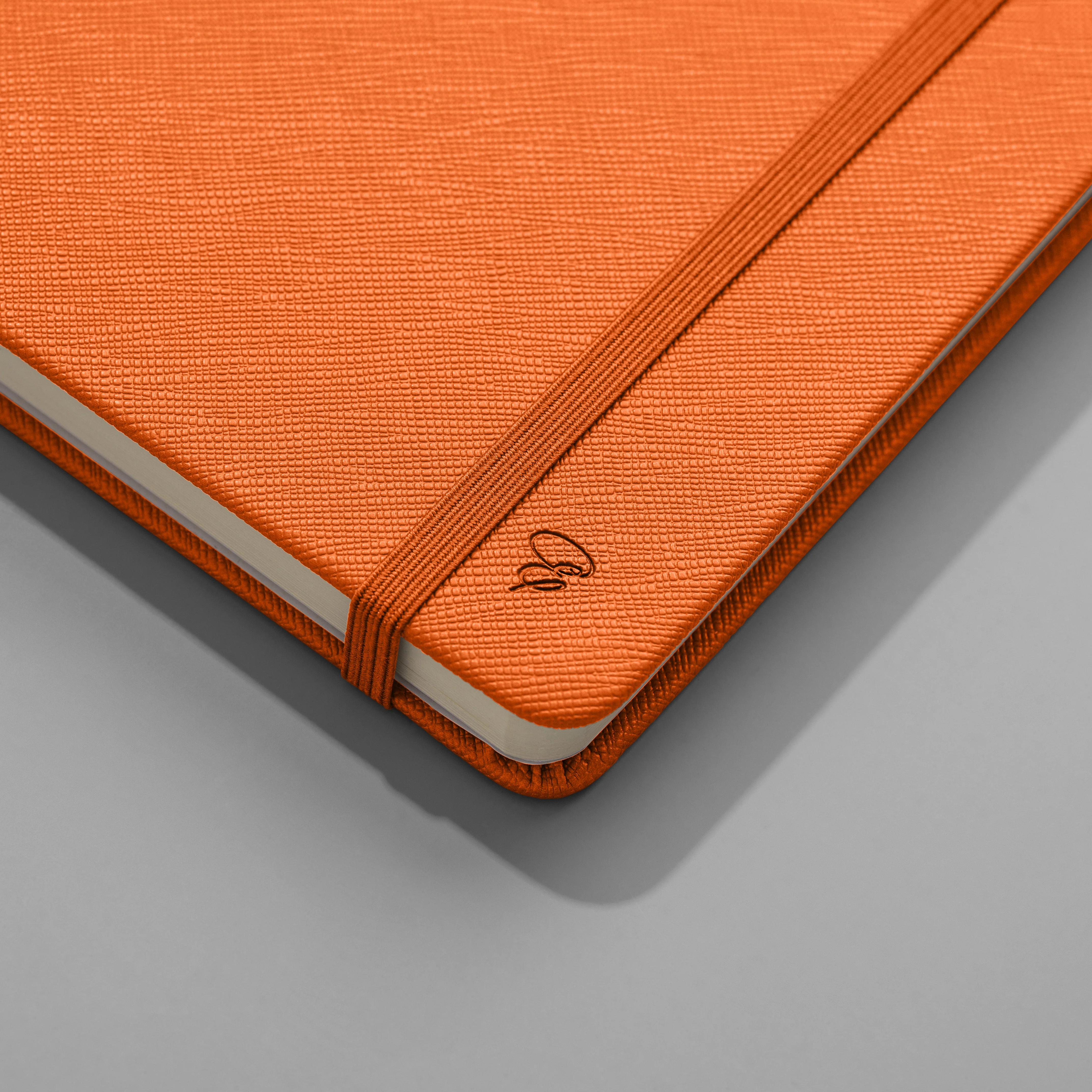 Orange Journal - PU Saffiano Leather - Image 3