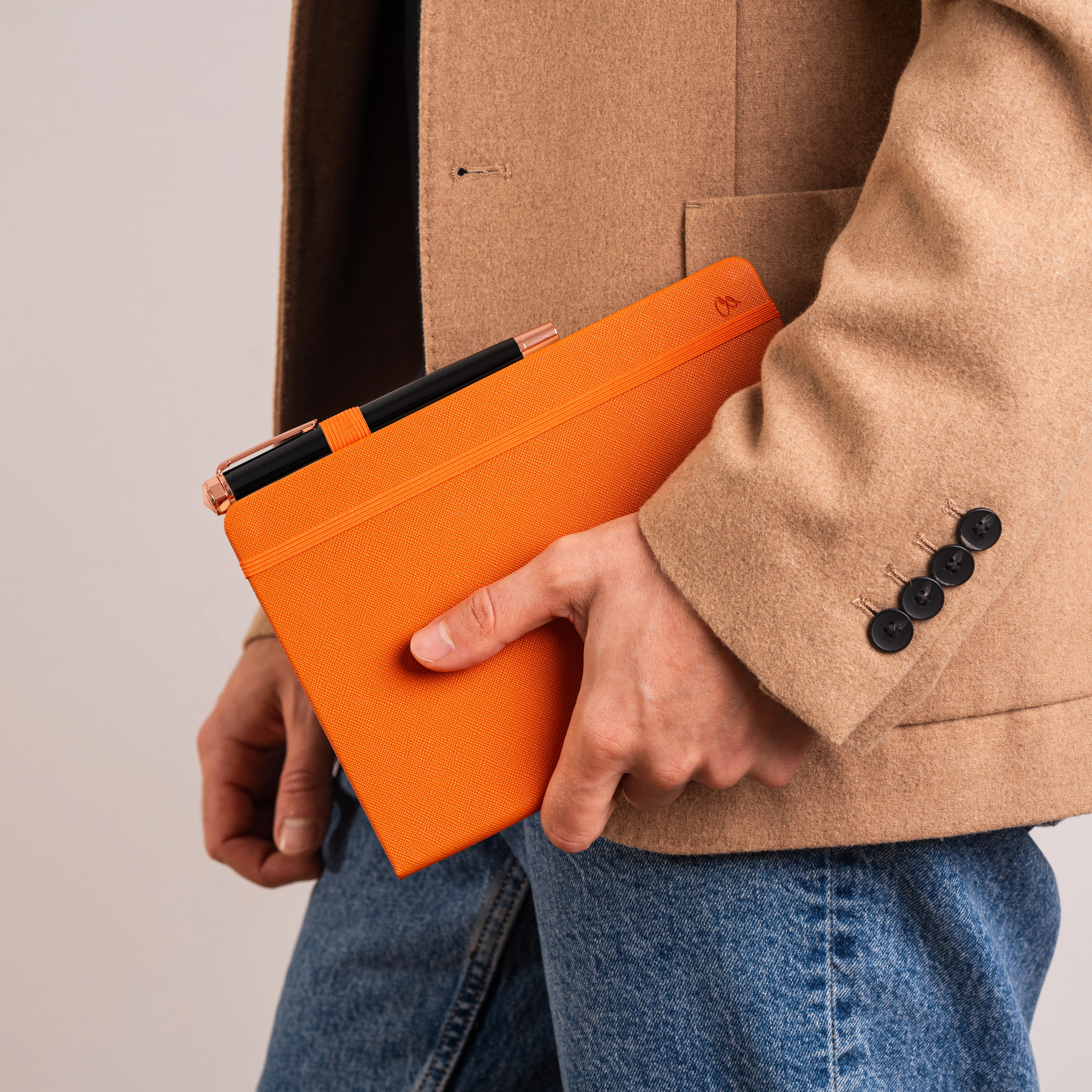 Orange Journal - PU Saffiano Leather - Image 5