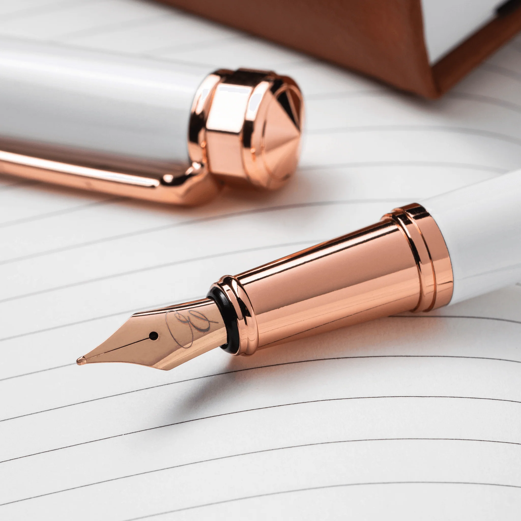 Replacement Nib with Ink Converter - Rose Gold - Image 3