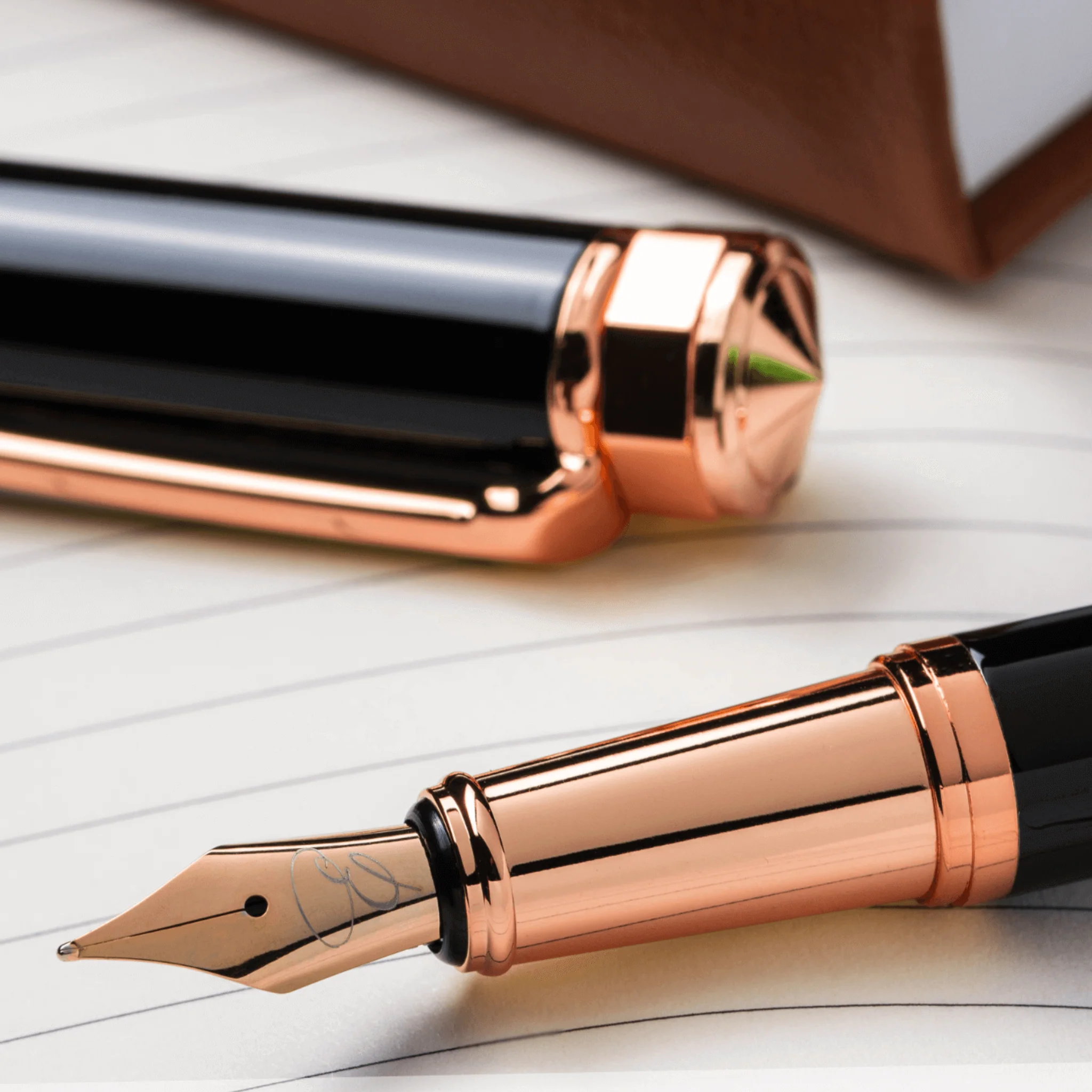 Replacement Nib with Ink Converter - Rose Gold - Image 5