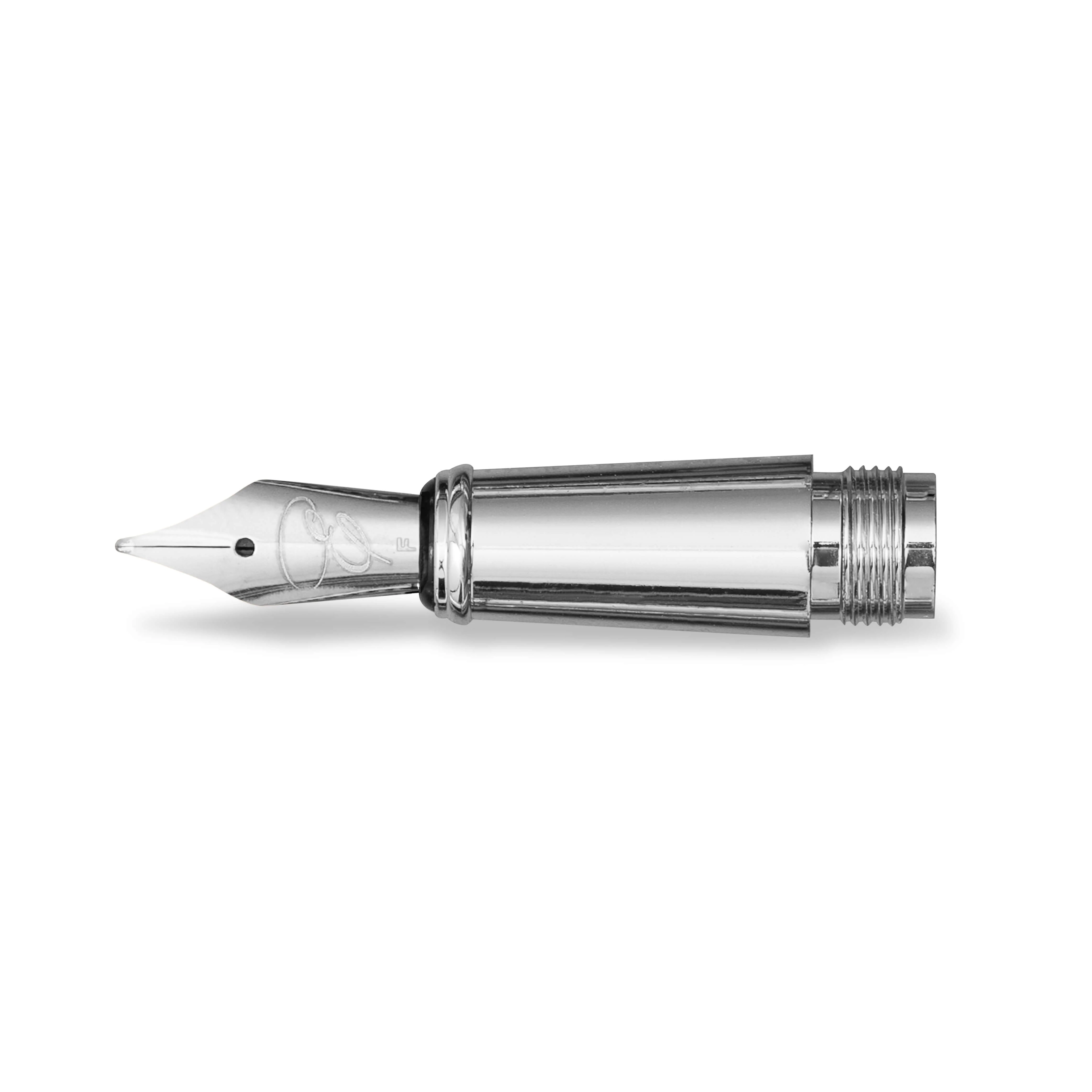 Replacement Nib with Ink Converter - Silver - Image 10