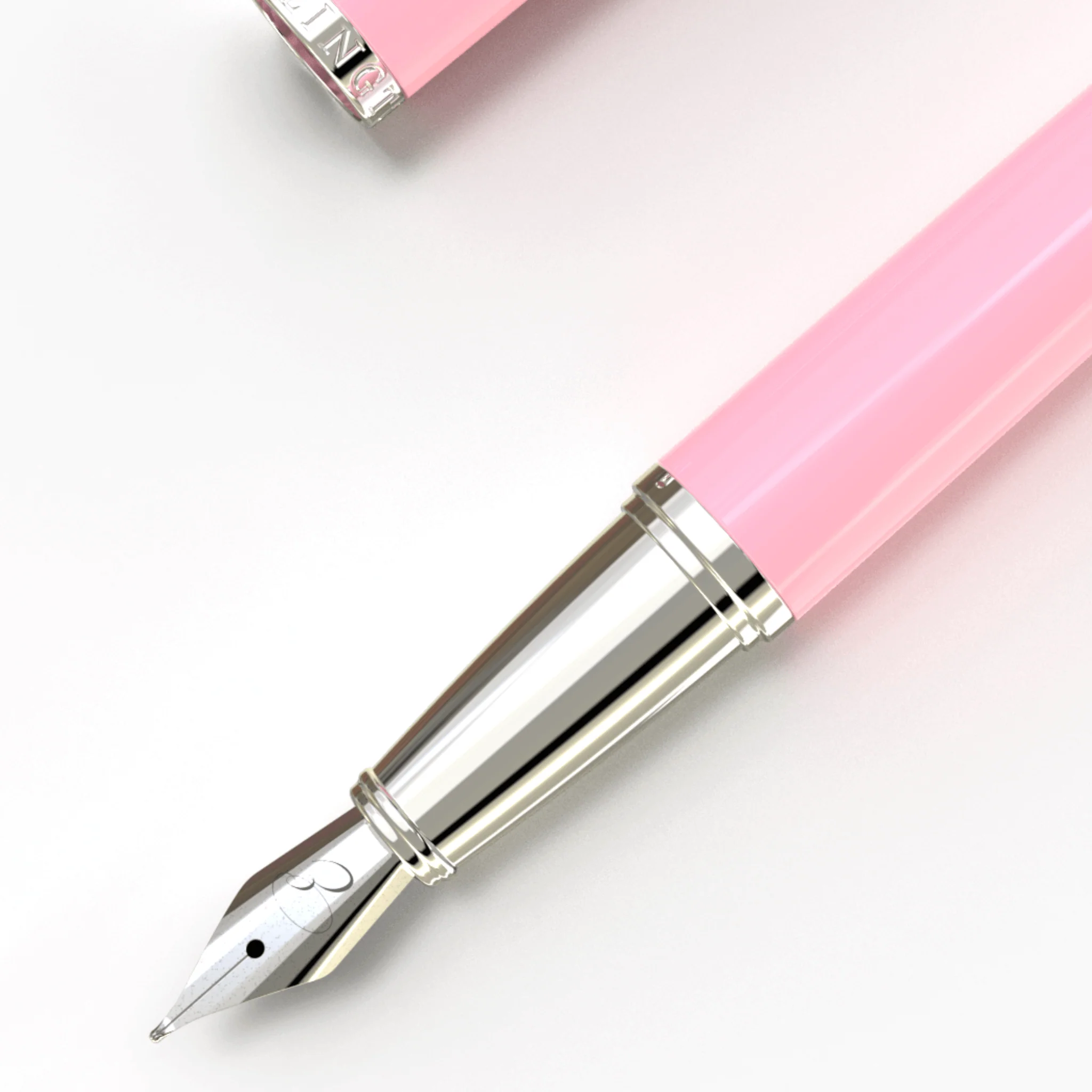Replacement Nib with Ink Converter - Silver - Image 5