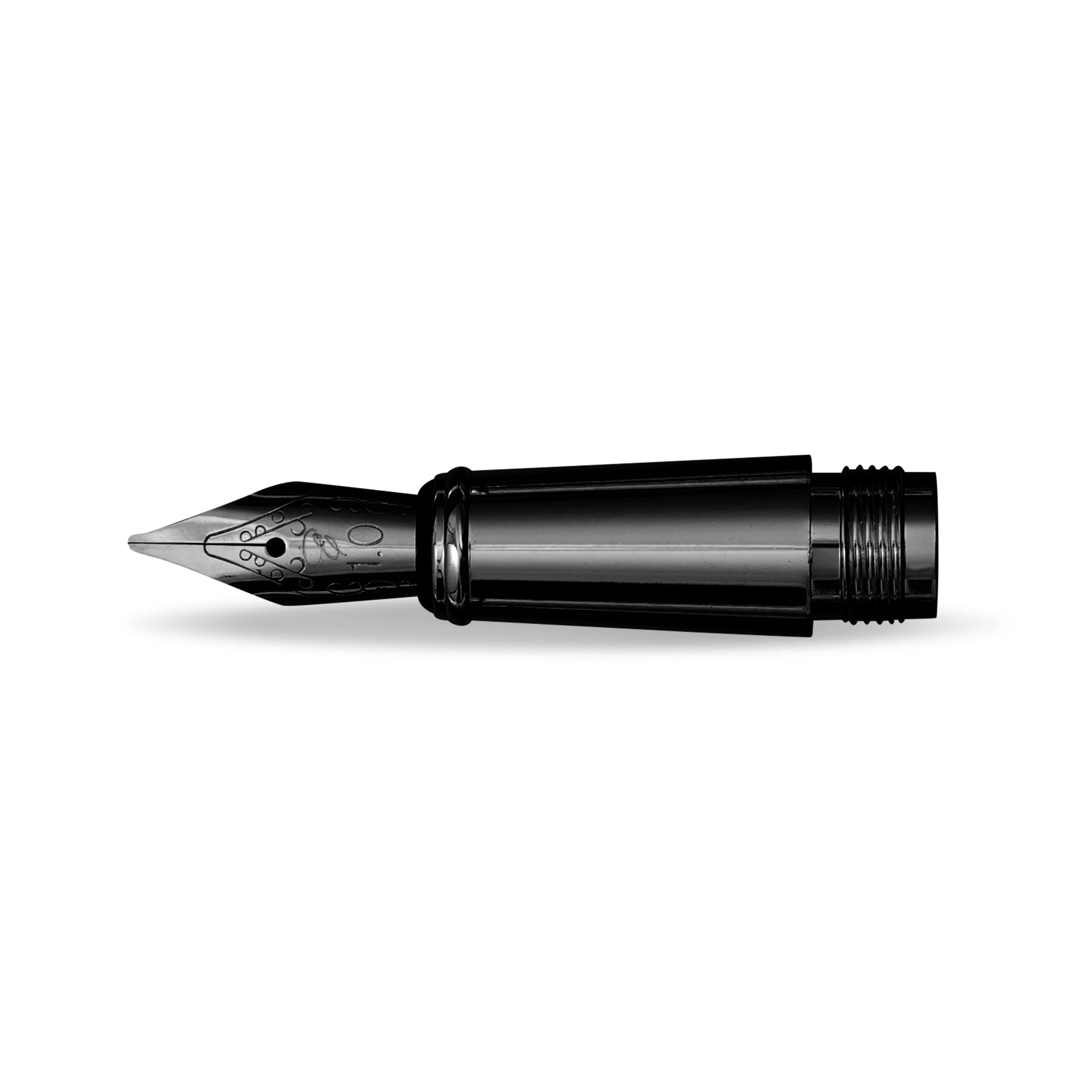 Replacement Nib with Ink Converter - All Black - Image 7