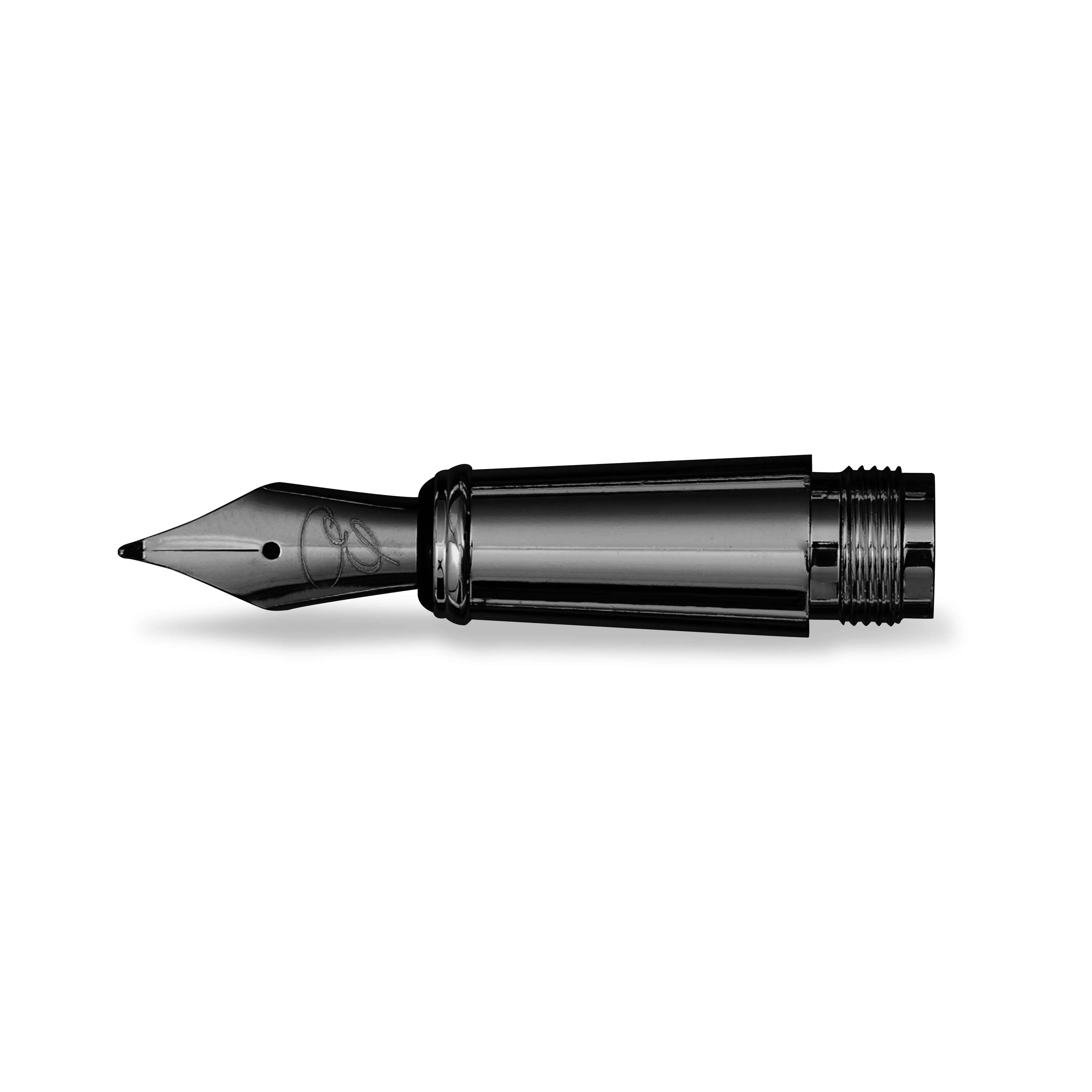 Replacement Nib with Ink Converter - All Black - Image 8