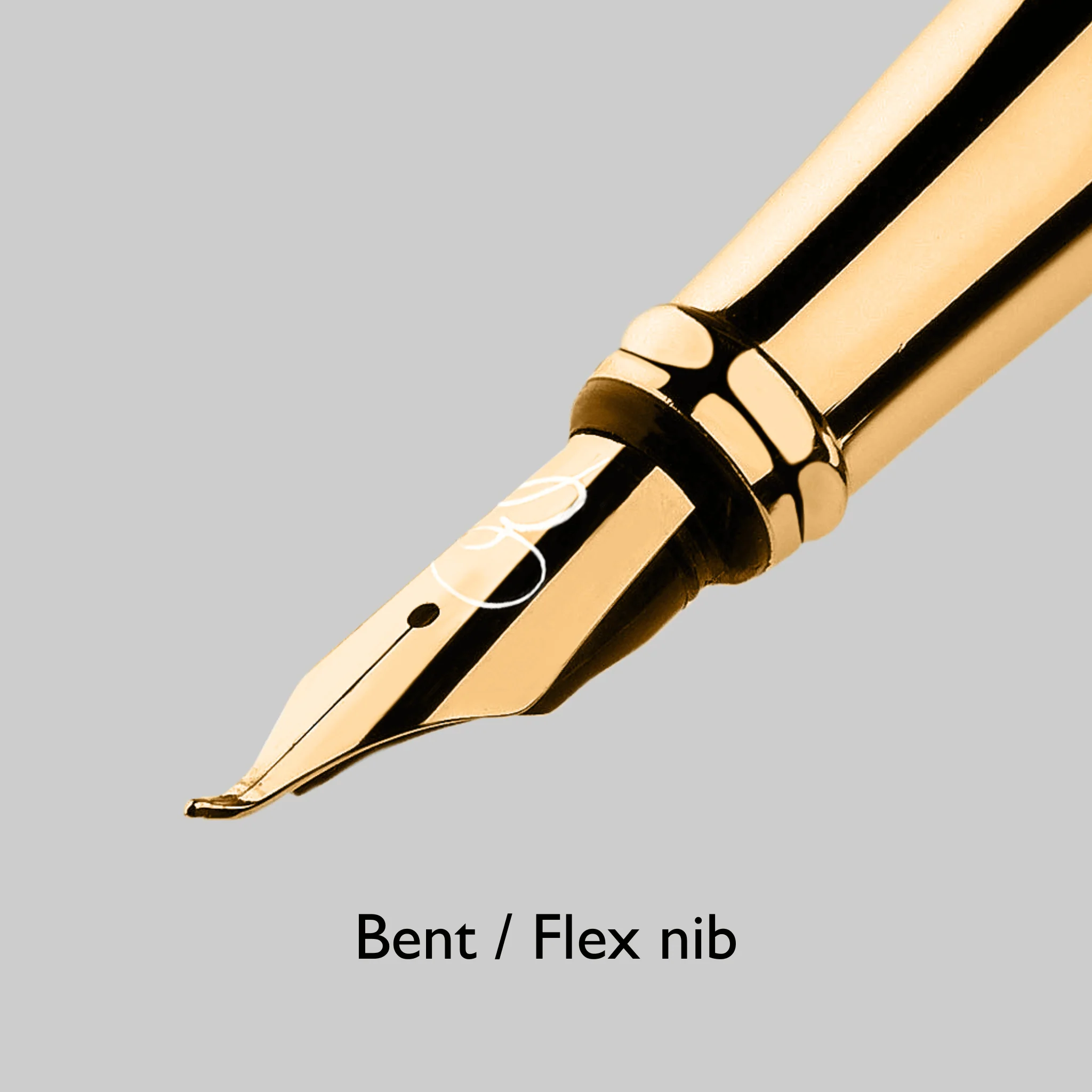 Replacement Nib with Ink Converter - Gold - Image 7