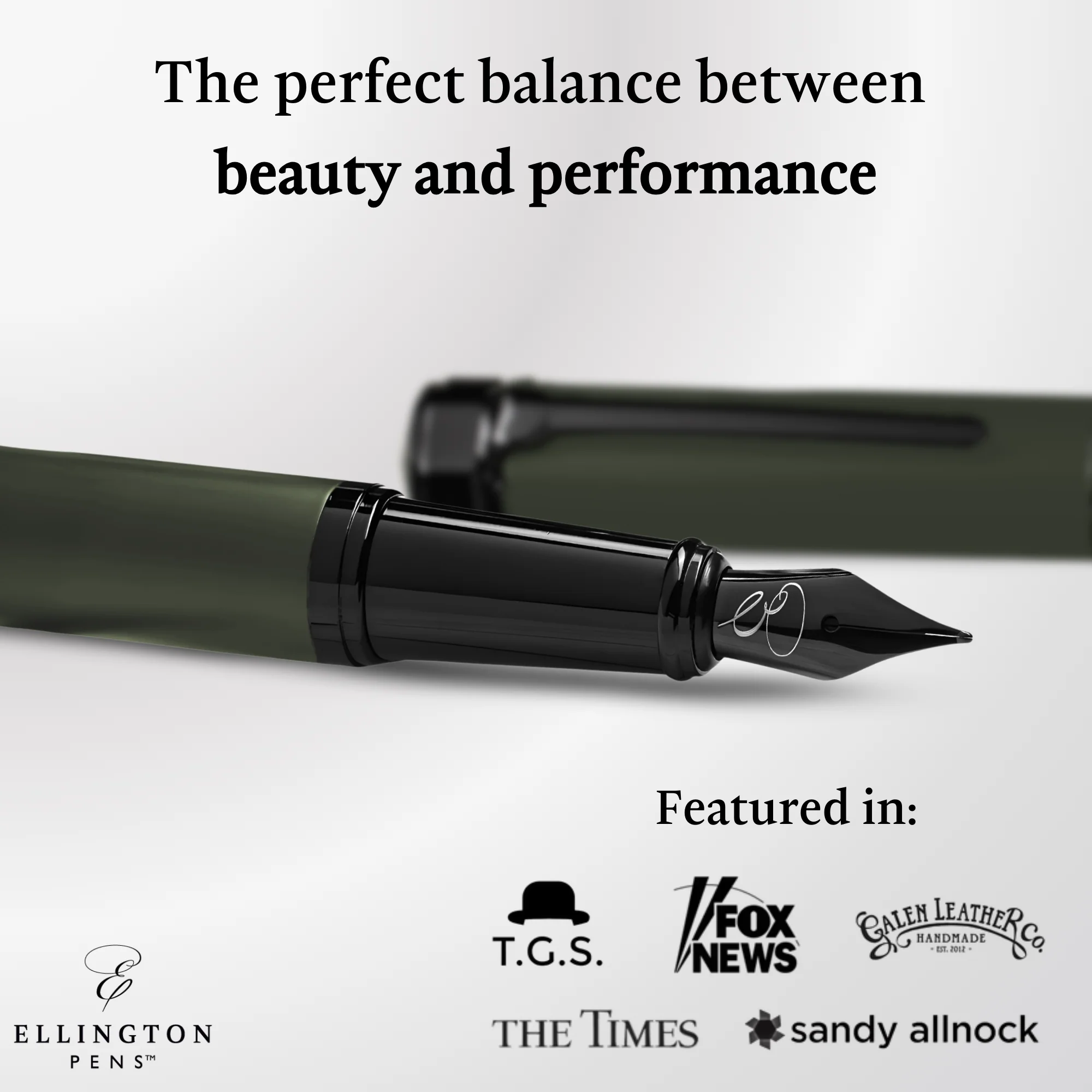 Shadow Pine Matte Fountain Pen - Image 5