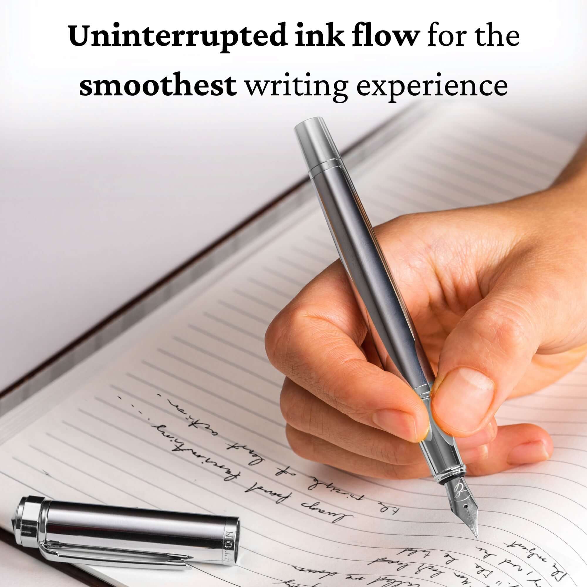 Silver Sonata Fountain Pen - Image 7