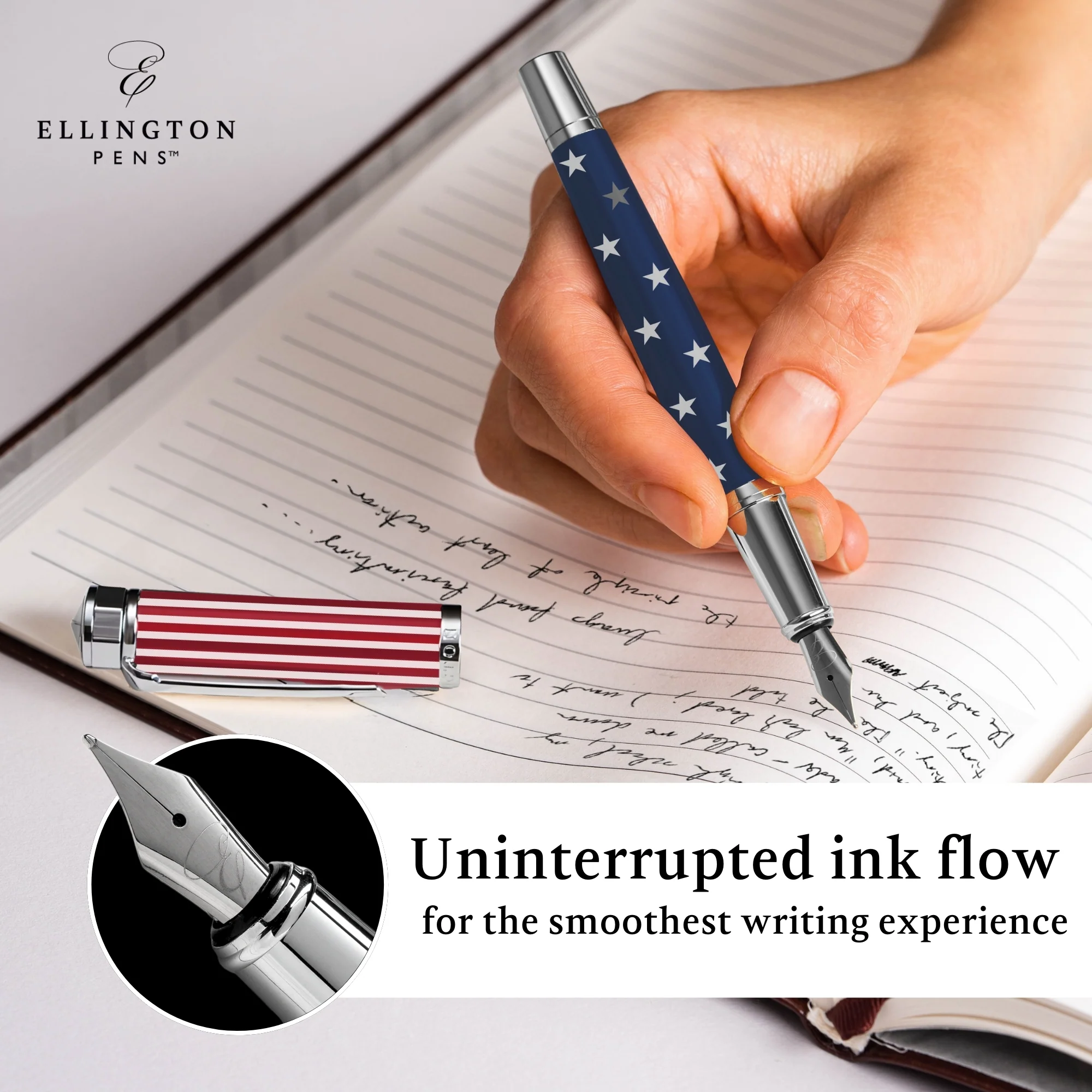 Stars and Stripes Fountain Pen - Limited Edition - Image 8